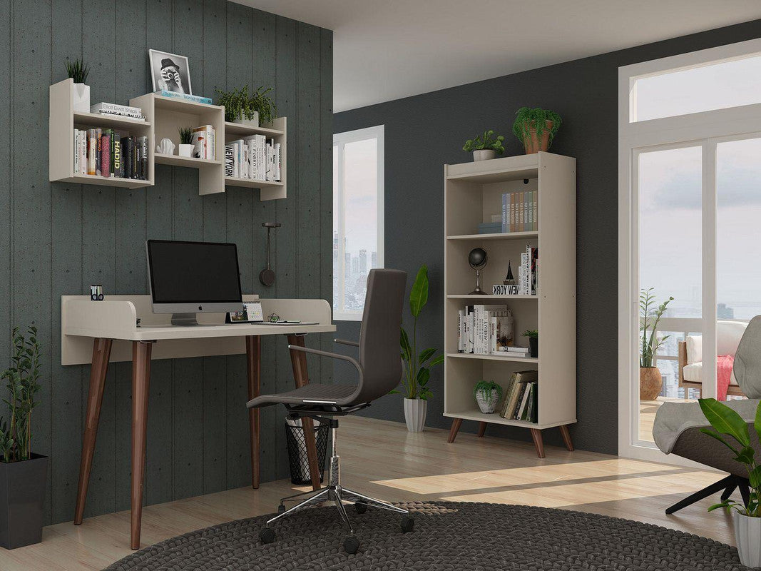 Applesham 3-Piece Home Office Set - Off White