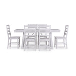 Vivid 7-Piece Dining Set - White