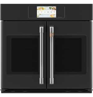 Café Matte Black 30" Built-In French-Door Single Convection Wall Oven (50 Cu.Ft) - CTS90FP3ND1