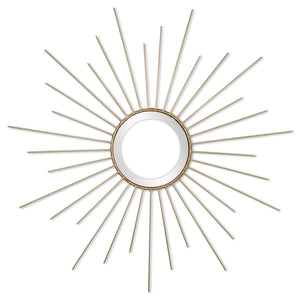 Sunburst Mirror - Antique Brass