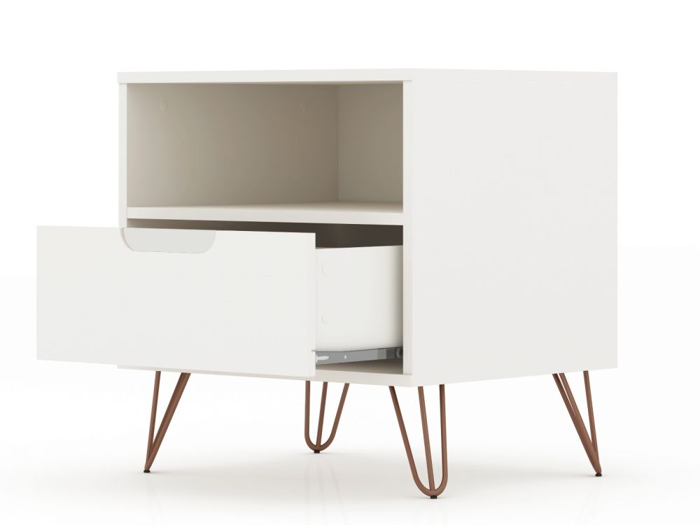 Nuuk I Night Table - Off White