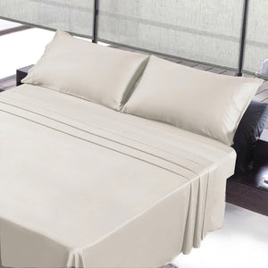 Tokat Egyptian Cotton King Sheet Set - Fawn