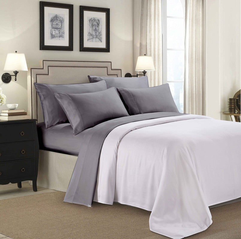 Amasya Queen Sheet Set - Grey