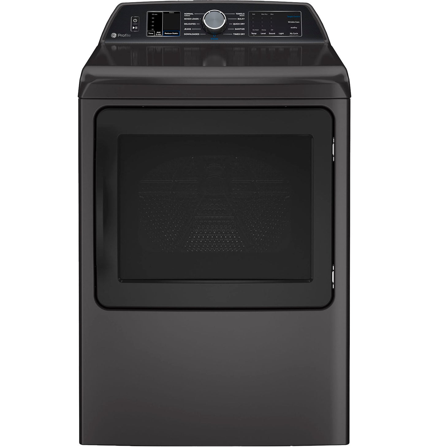 GE Profile Diamond Grey Smart Electric Dryer (7.4 Cu. Ft)- PTD70EBMTDG