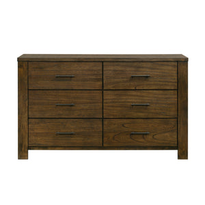 Manor 6-Drawer Dresser - Dark Oak