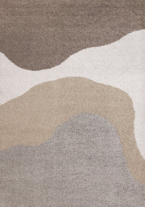 Misha Soft Modern Area Rug - Grey Taupe - 8' X 11'