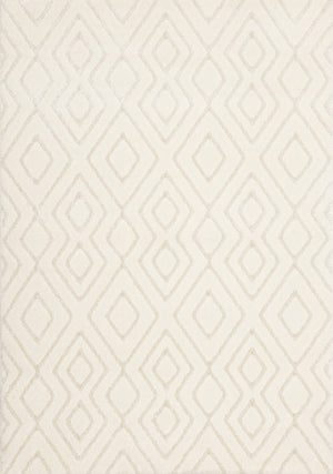 Sasha Soft Diamonds Area Rug - Cream - 8' X 11'