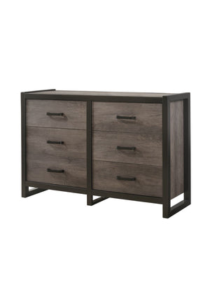 Terra 6 Drawer Dresser - Grey