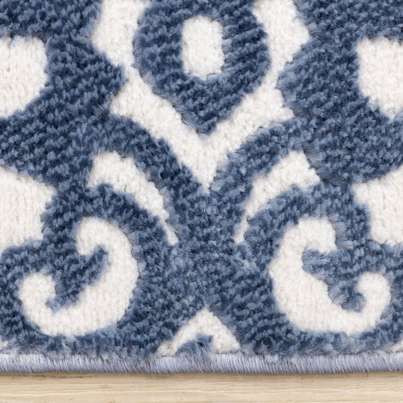 Feeling Connected 5'3" x 7'7" Area Rug - Blue