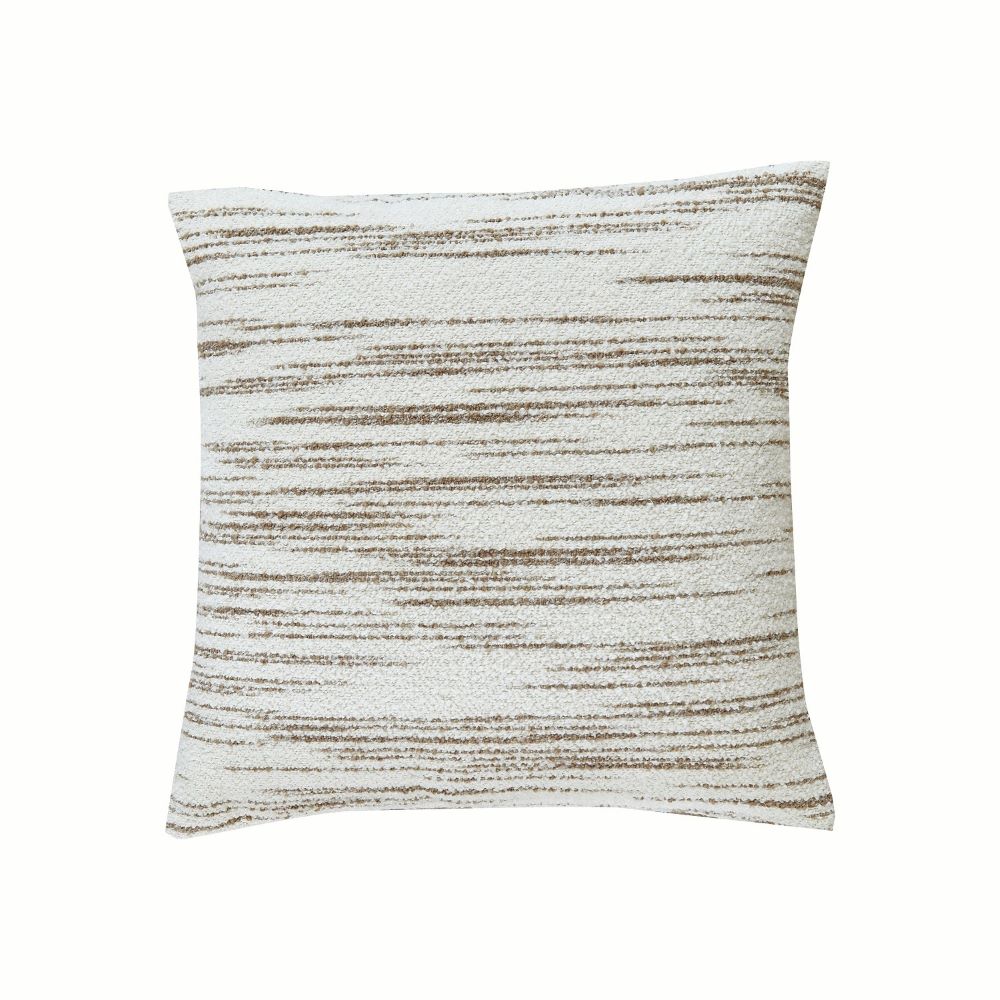 Fresh Perspective Stripe Decorative Cushion -Beige