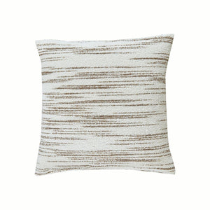 Fresh Perspective Stripe Decorative Cushion -Beige