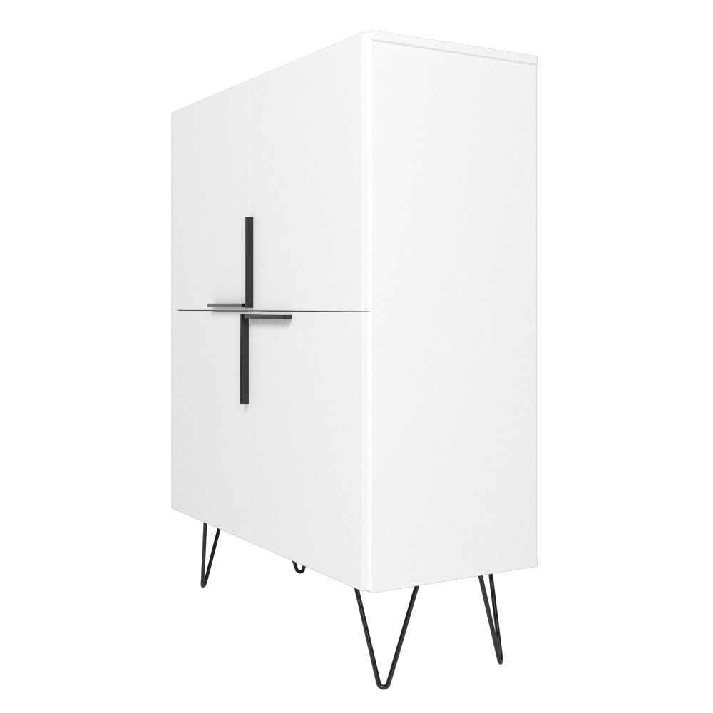 Velling Low Cabinet - White
