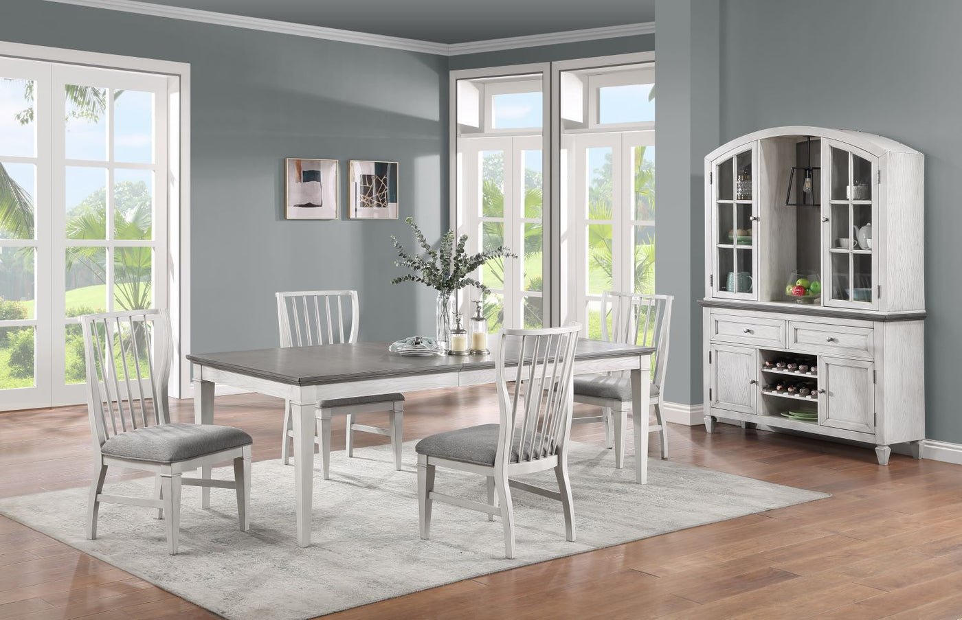 Greyridge Farm Dining Chair - Grey, White