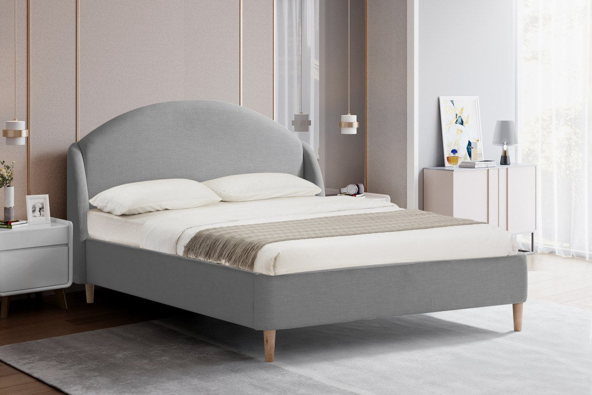 Rudi 3-Piece King Bed - Grey