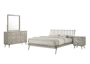 Kaiya 6-Piece Queen Spindle Bedroom Package - Antique Grey