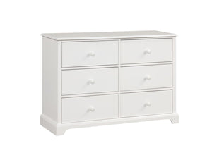 Trudy 6 Drawer Dresser - White