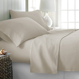 Rize Queen Sheet Set - Bone