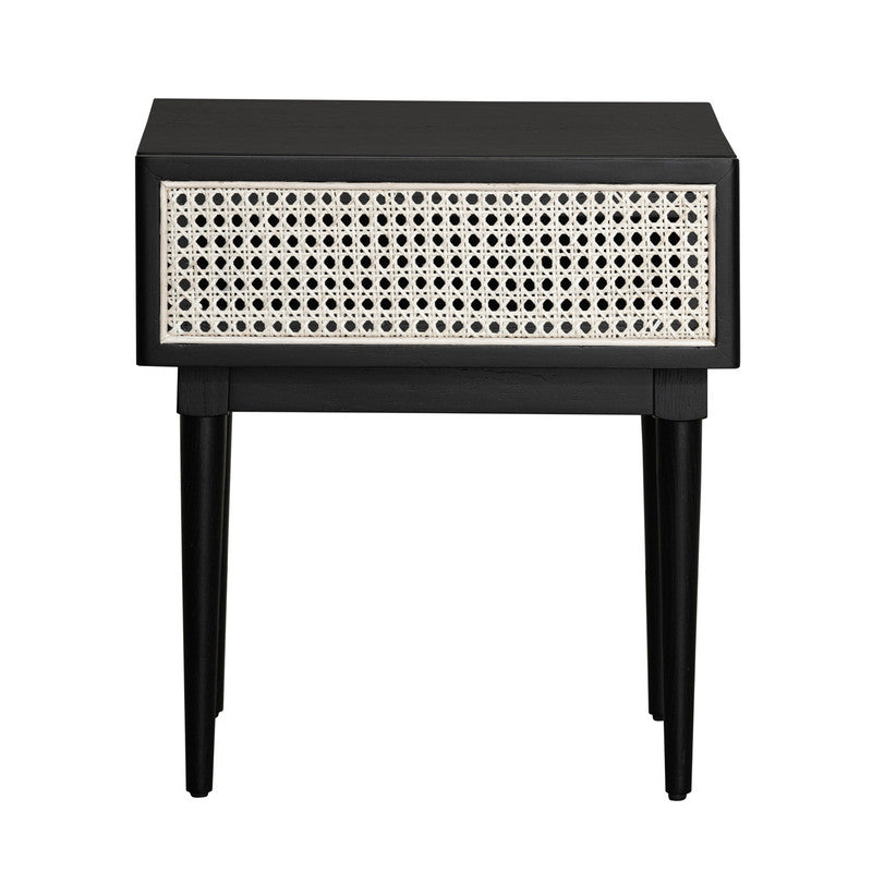 Snaregade Reclaimed Pine 20" End Table - Matte Black