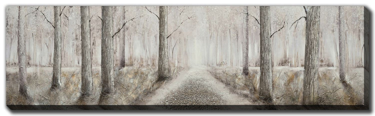 Forest Home Wall Art - Grey - 71 X 20