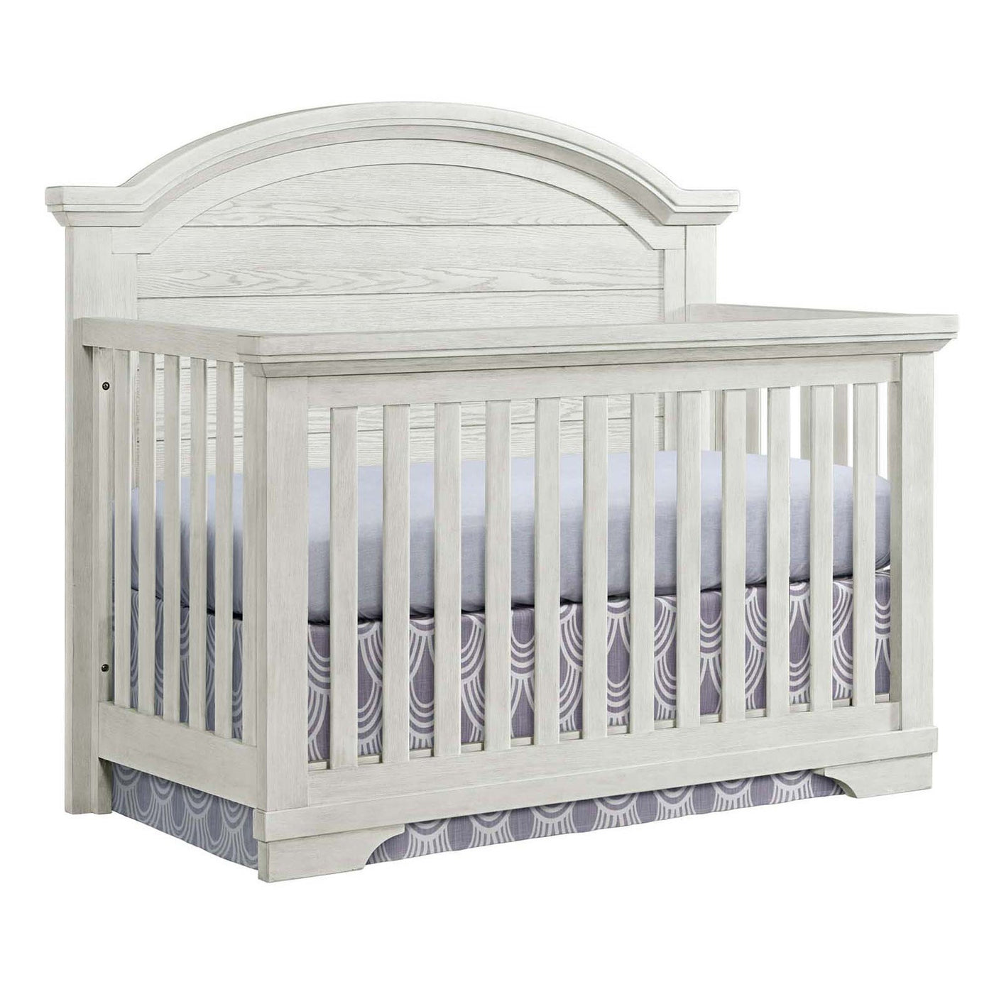 Foundry Arch Top Convertible Crib - White Dove