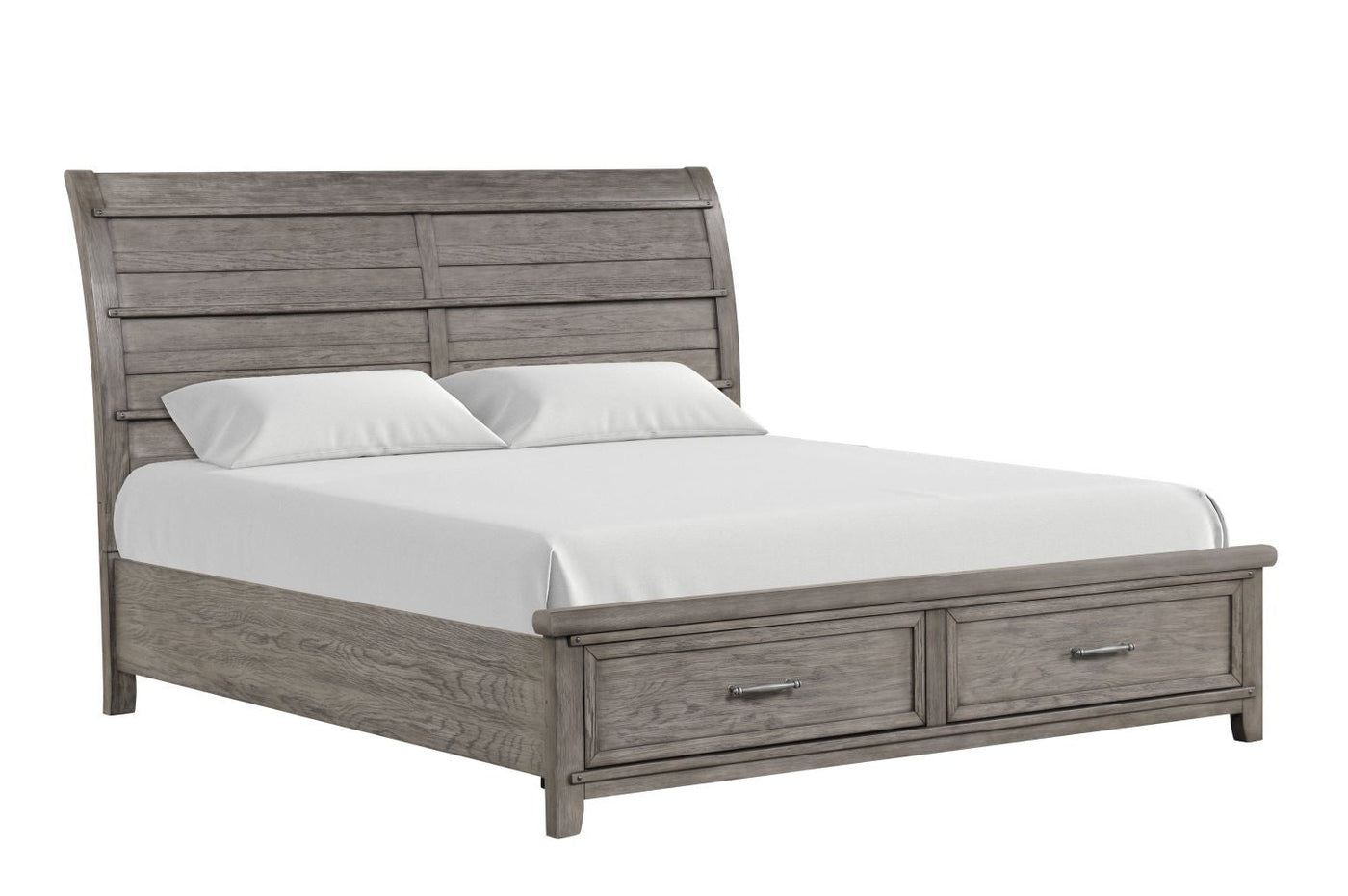 Dahlia 3-Piece King Storage Bed - Grey