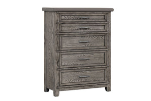 Dahlia 5 Drawer Chest - Grey