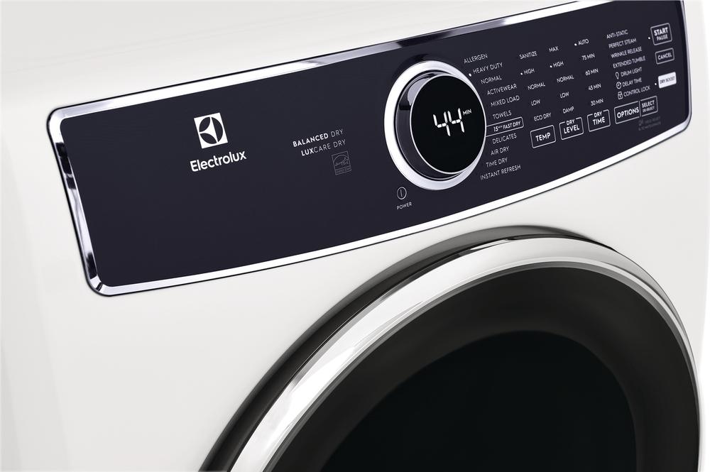 Electrolux White Front Load Electric Steam Dryer (8.0 Cu. Ft.) - ELFE763CAW