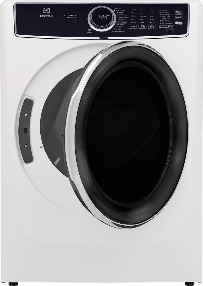 Electrolux White Front Load Electric Steam Dryer (8.0 Cu. Ft.) - ELFE763CAW