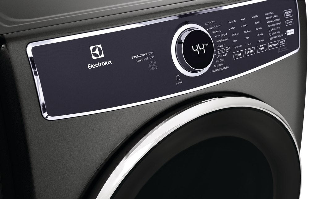 Electrolux Titanium Front Load Gas Steam Dryer (8.0 Cu. Ft.) - ELFG7637AT