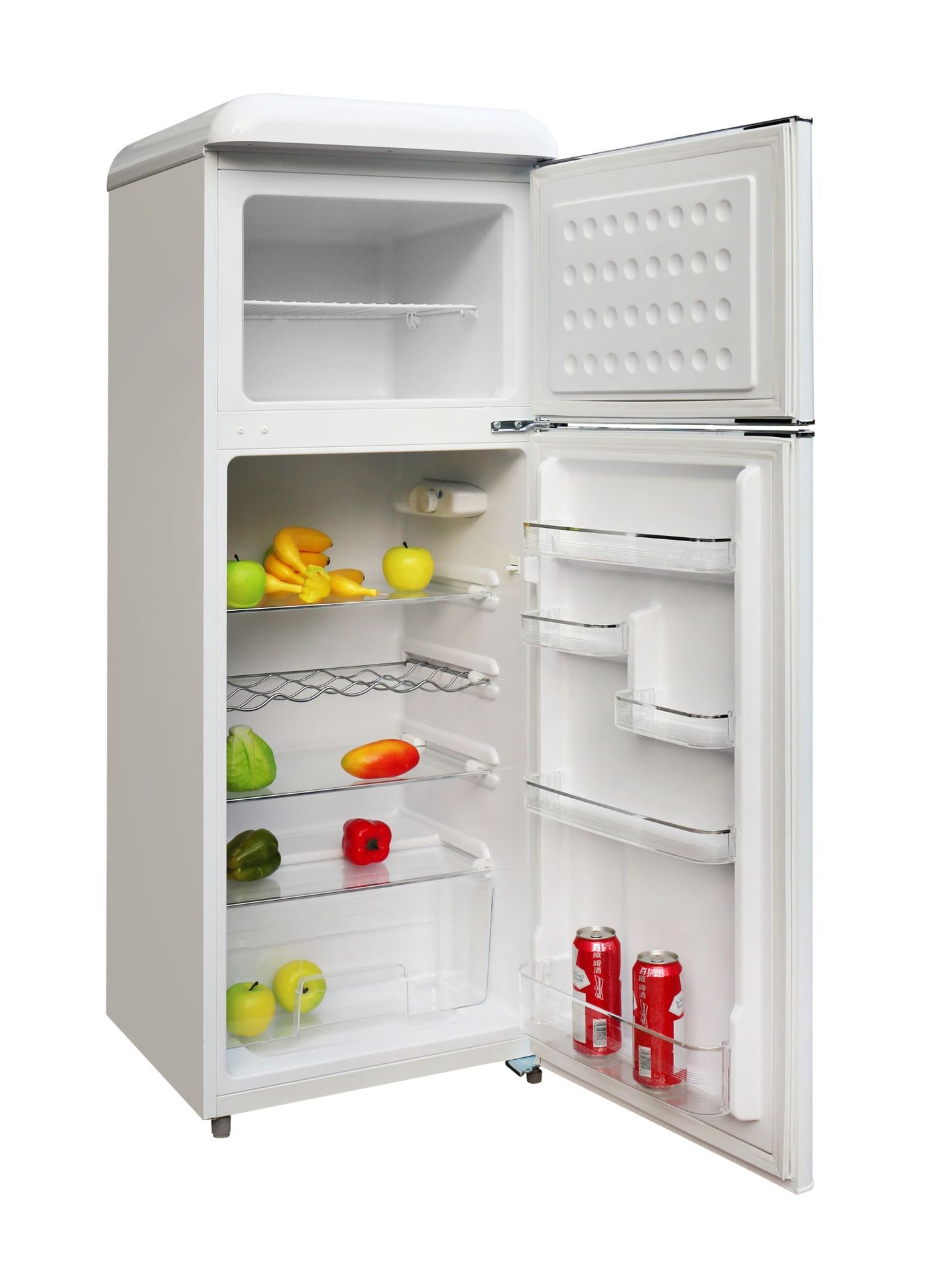 Epic 21.5" White Retro Top-Freezer Refrigerator (7.5 Cu. Ft.) - ERR82W-1