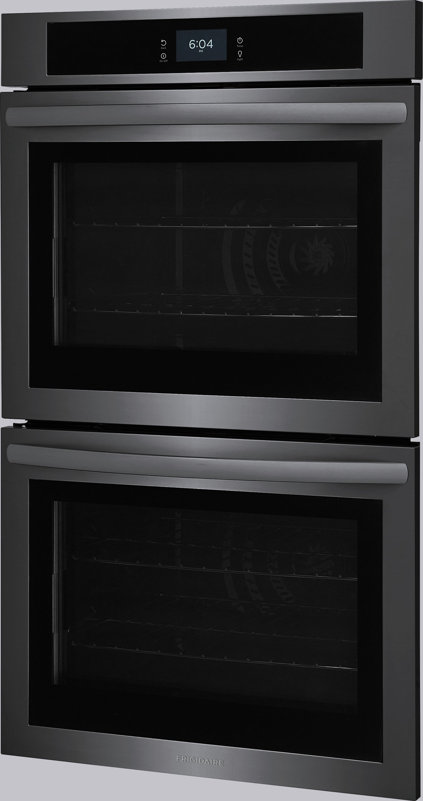 Frigidaire Black Stainless Steel 30" Double Wall Oven with Fan Convection (10.6 Cu. Ft) - FCWD3027AD