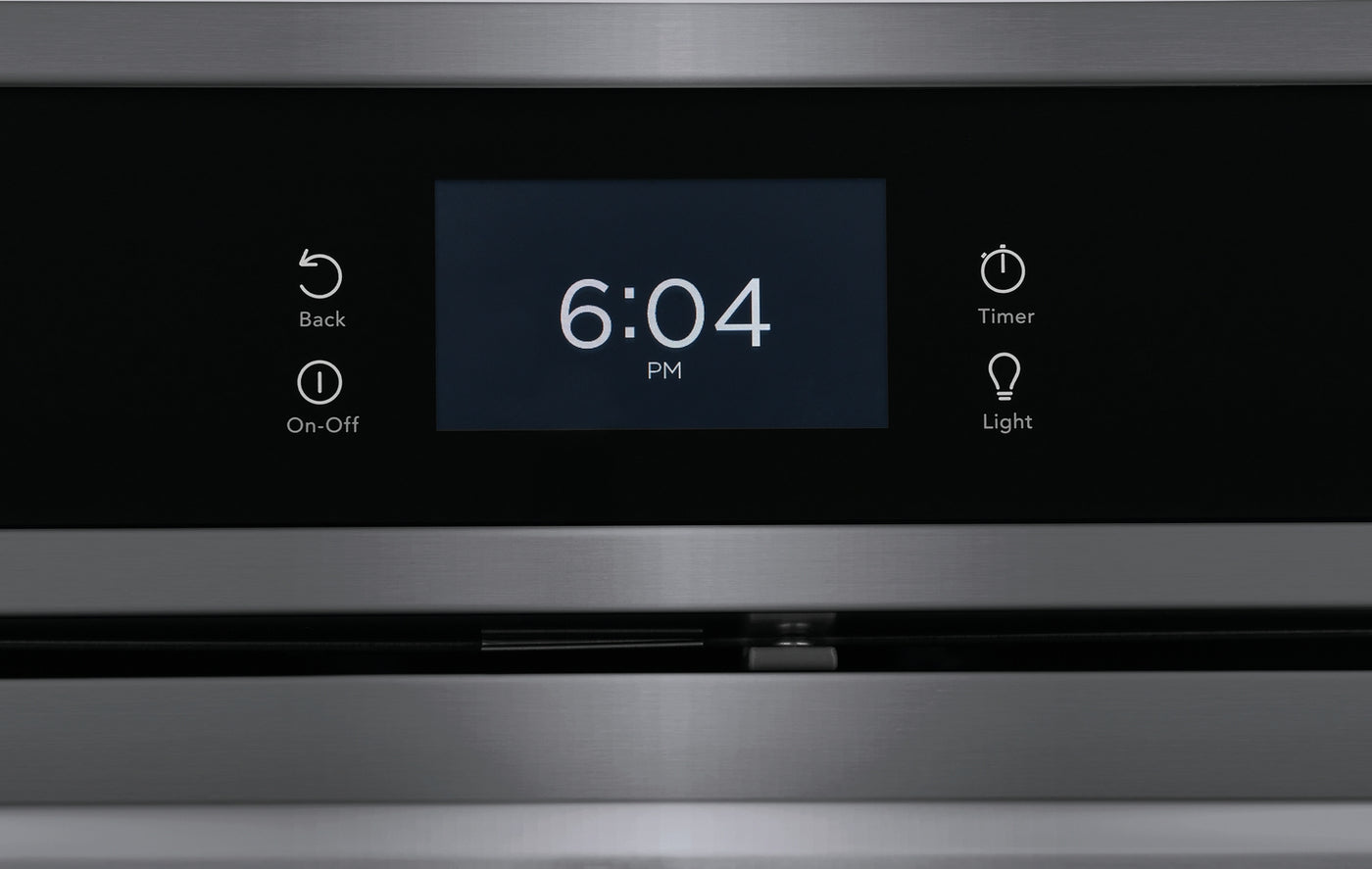 Frigidaire Gallery Smudge-Proof Black Stainless Steel 30" Double Wall Oven with Total Convection (10.6 Cu. Ft) - GCWD3067AD