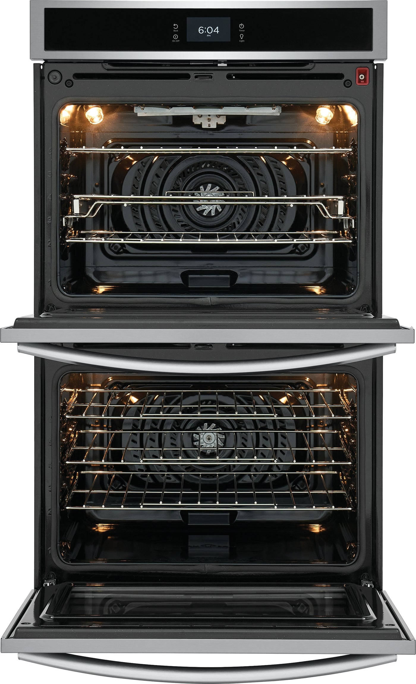 Frigidaire Gallery Smudge-Proof Stainless Steel 30" Double Wall Oven with Total Convection (10.6 Cu. Ft)- GCWD3067AF