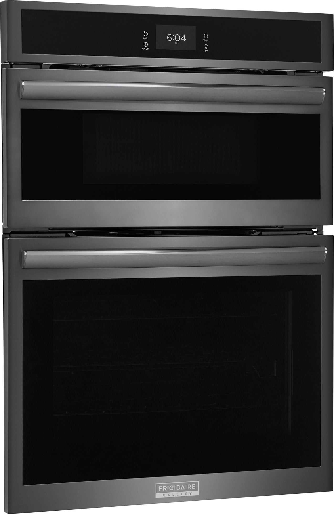 Frigidaire Gallery Smudge-Proof Black Stainless Steel 30" Wall Oven and Microwave Combination (1.7 Cu. Ft. / 5.3 Cu. Ft.) - GCWM3067AD