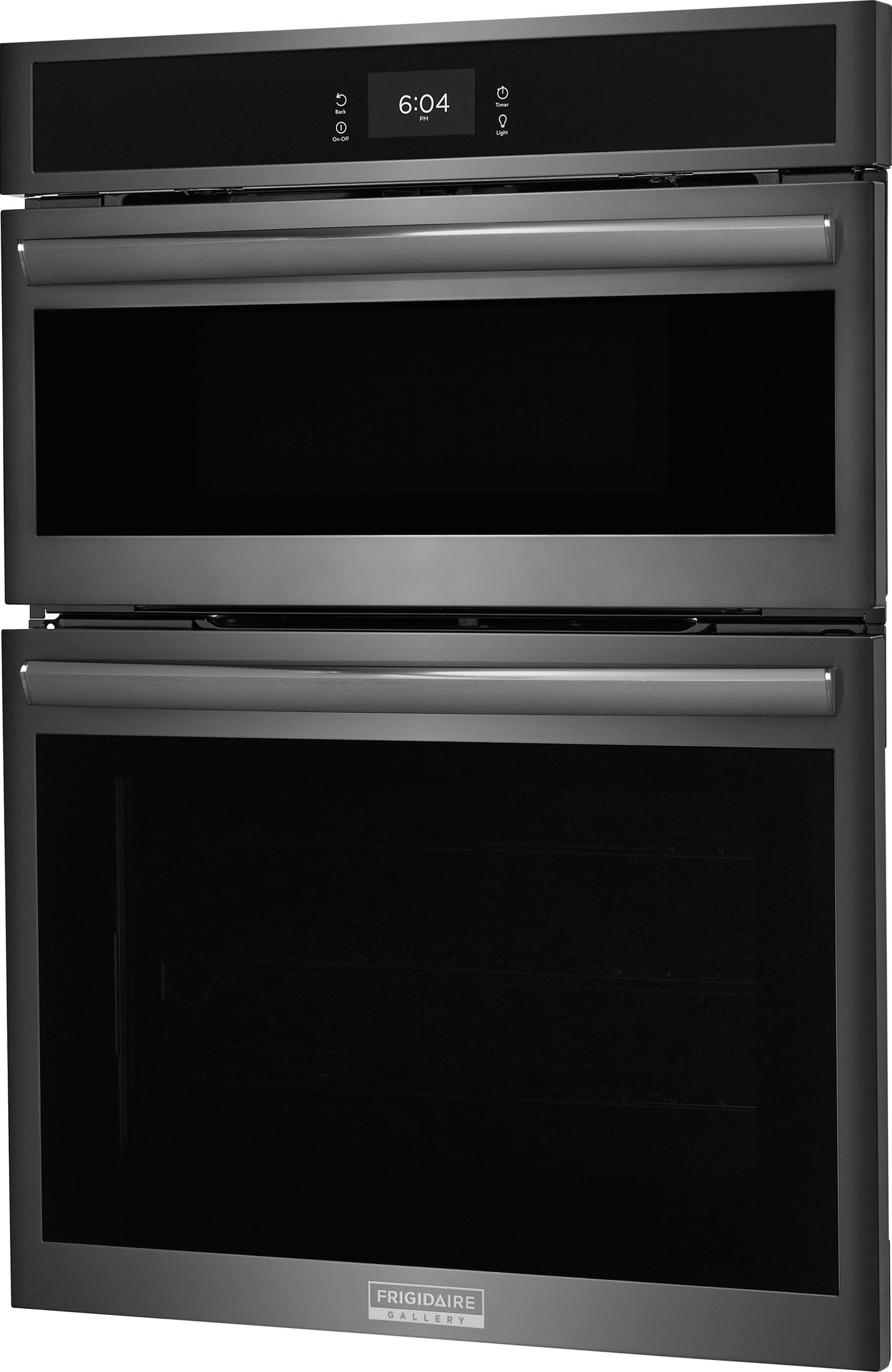 Frigidaire Gallery Smudge-Proof Black Stainless Steel 30" Wall Oven and Microwave Combination (1.7 Cu. Ft. / 5.3 Cu. Ft.) - GCWM3067AD