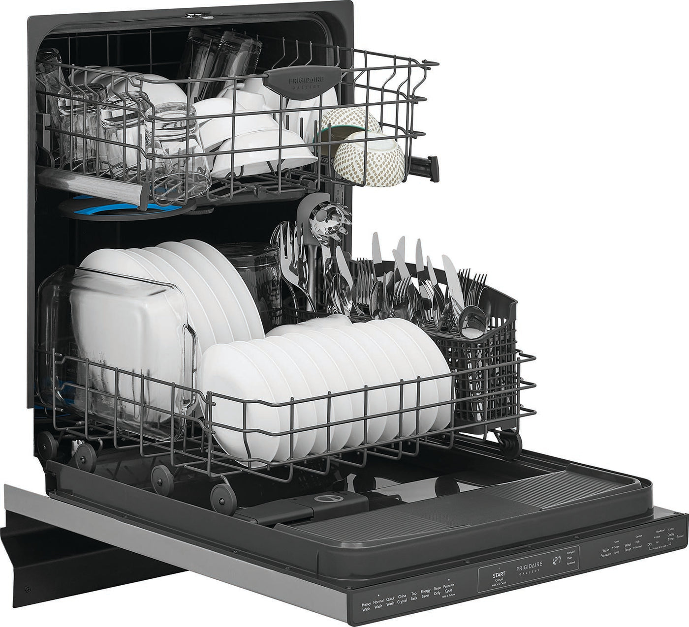 Frigidaire Gallery Smudge-Proof Black Stainless Steel 24" Built-In Dishwasher - GDPP4517AD