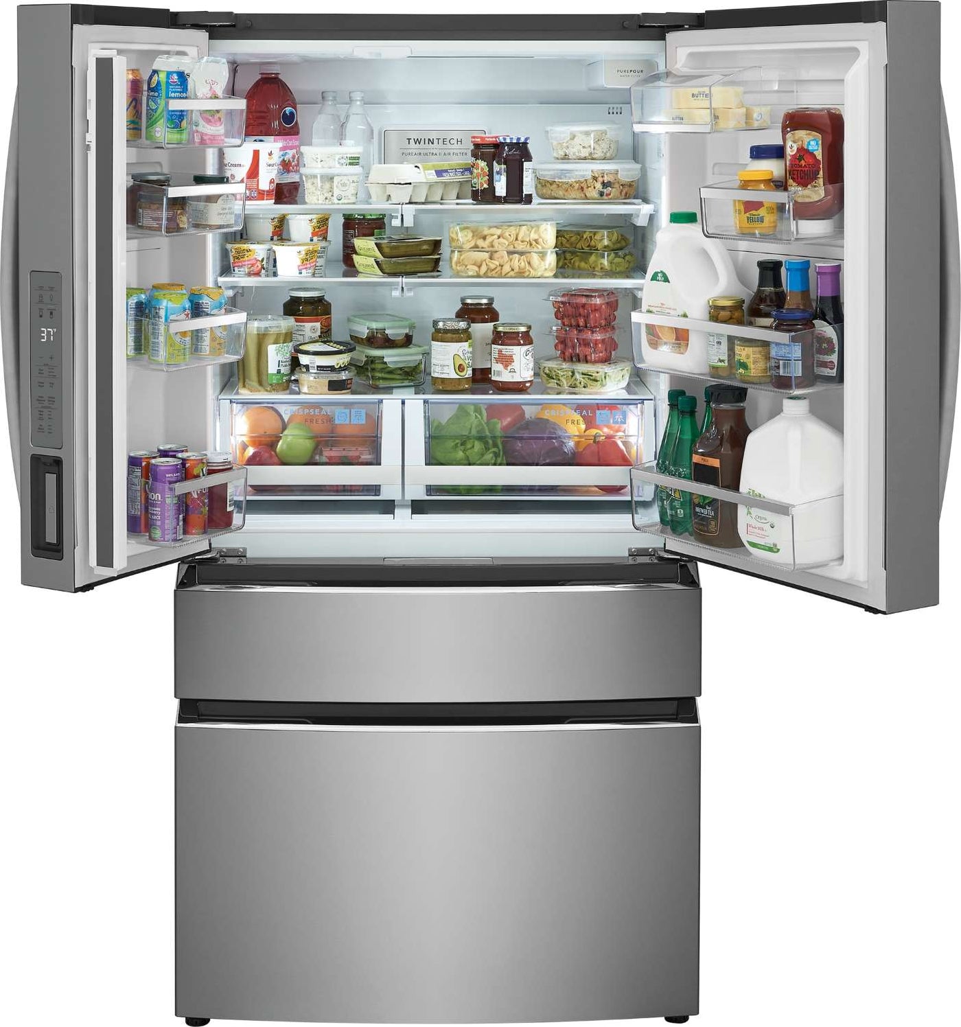 Frigidaire Gallery Smudge-Proof® Stainless Steel Standard-Depth 4-Door French Door Refrigerator (27.2 Cu. Ft.) - GRMN2872AF