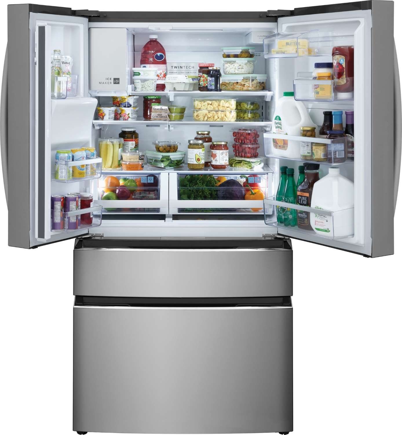 Frigidaire Gallery Smudge-Proof® Stainless Steel Standard-Depth 4-Door French Door Refrigerator (26.3 Cu. Ft.) - GRMS2773AF