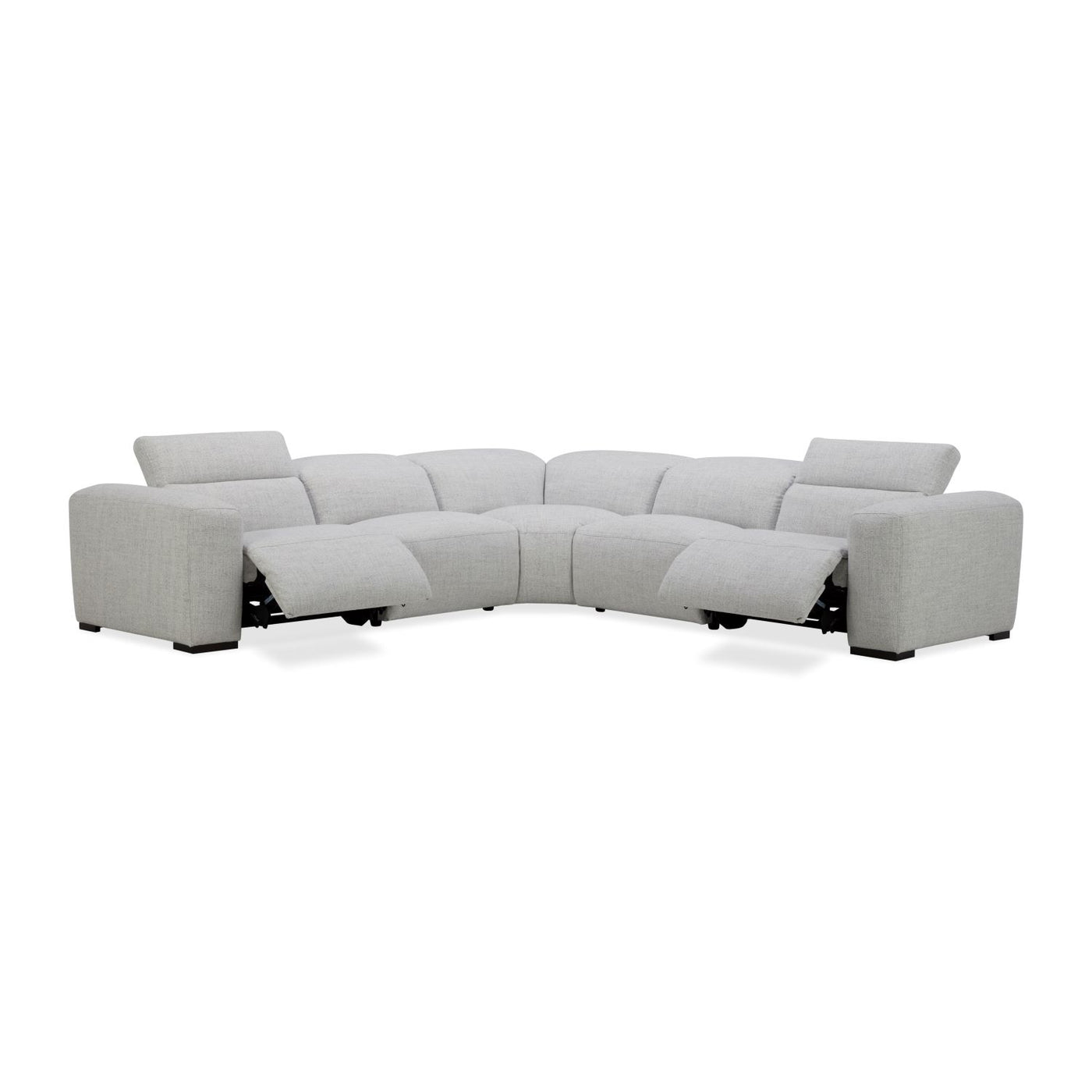 Dalton 5-Piece Power Reclining Sectional - Grey