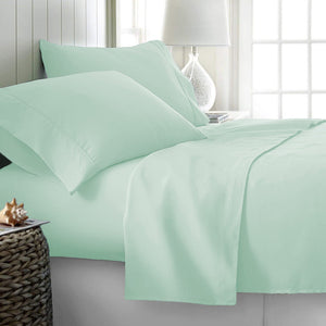 Rize Queen Sheet Set - Light Green