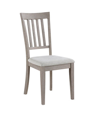 Milano Slat Back Side Chair - Beige