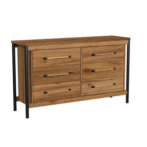 Norcross 6 Drawer Dresser - Hickory