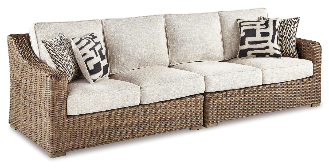 Beachcroft 3 - Piece Outdoor sectional - Beige