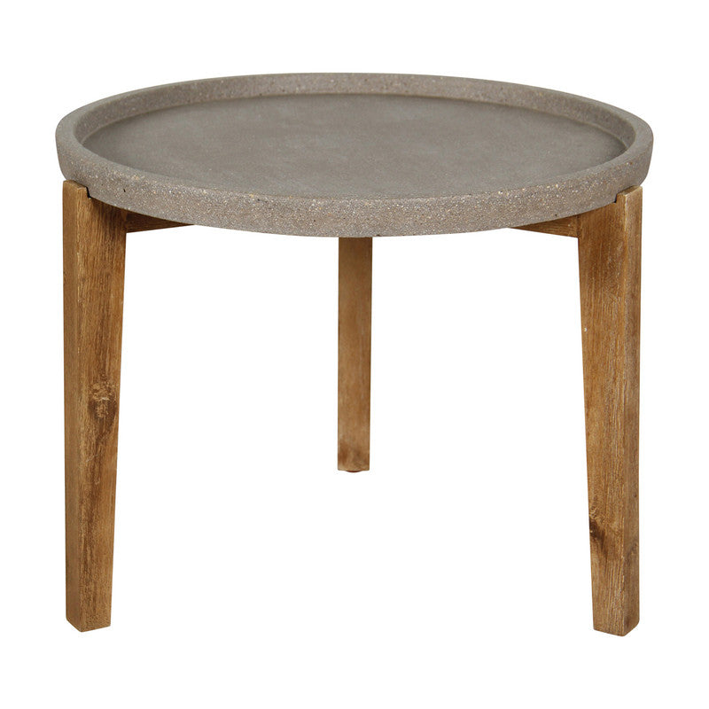 Bredgade Indoor/Outdoor Round Table - Grey Stone