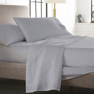 Sivas Cotton King Sheet Set - Grey