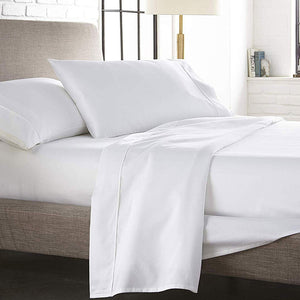 Edirne Cotton King Sheet Set - White