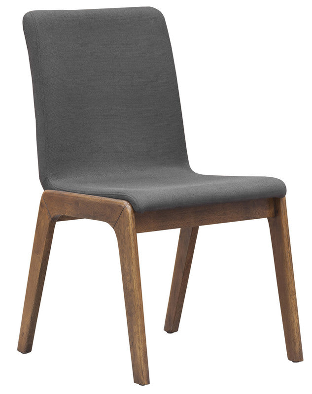 Thomaa Dining Chair Set - Brown/Dark Grey - Set of 2