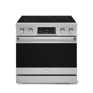 Thor Kitchen Stainless Steel Freestanding Professional Electric Range|Gordon Ramsay Series (6 cu.ft) - RSE36