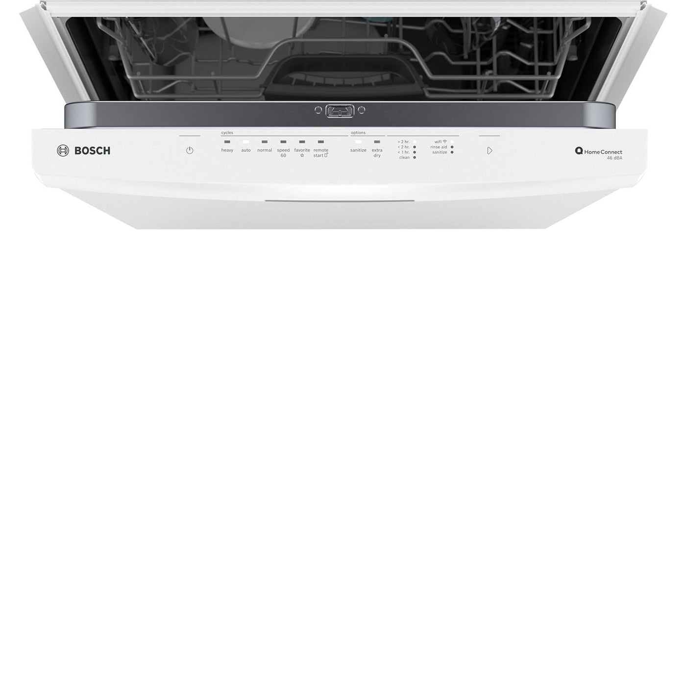 Bosch White 24" Smart Dishwasher with Home Connect - SHS53C72N