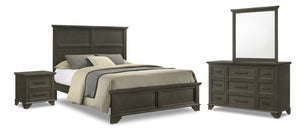 Abigail 6-Piece King Bedroom Package - Grey